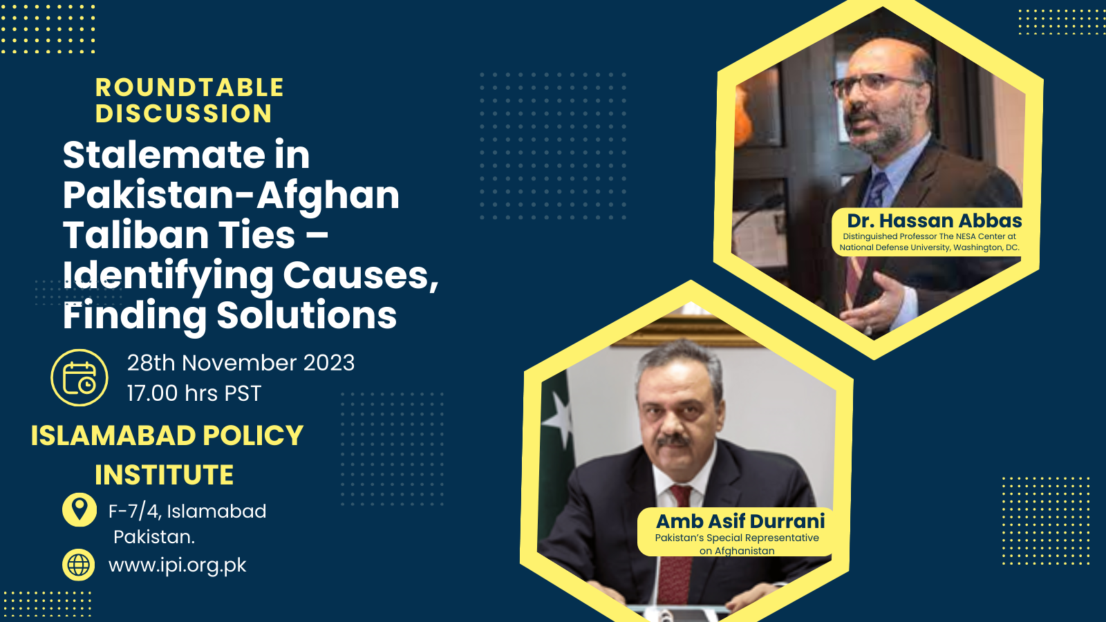 Roundtable Discussion on \’Stalemate in Pakistan-Afghan Taliban Ties – Identifying Causes, Finding Solutions\’